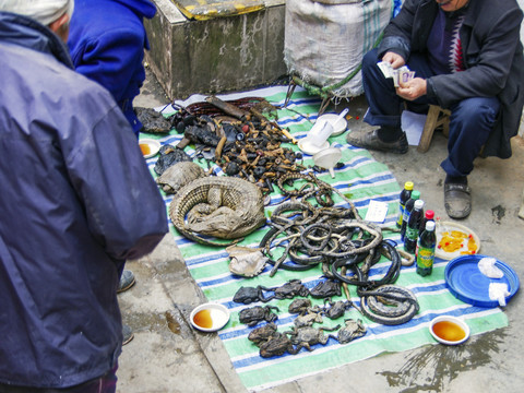 跑江湖卖打药酒