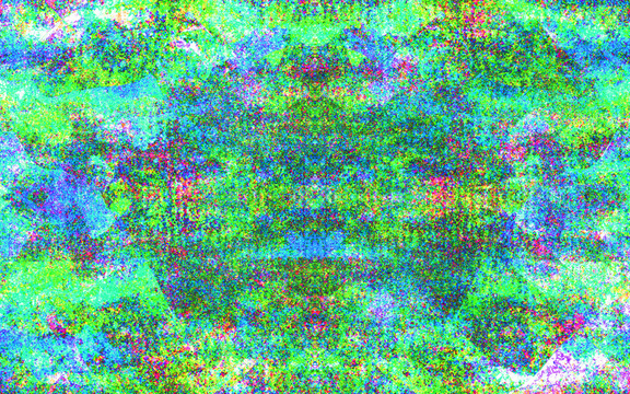 藍色幾何地毯