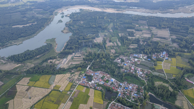 实拍河南信阳罗山美丽乡村