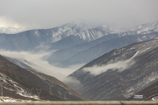 甘孜州康定折多山自然风光