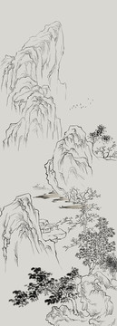 中式山水画