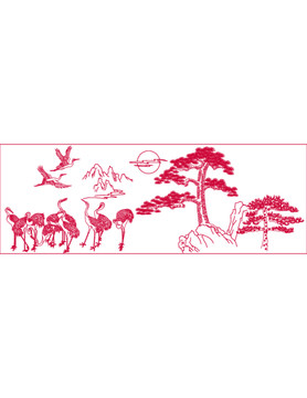 松鶴延年圖