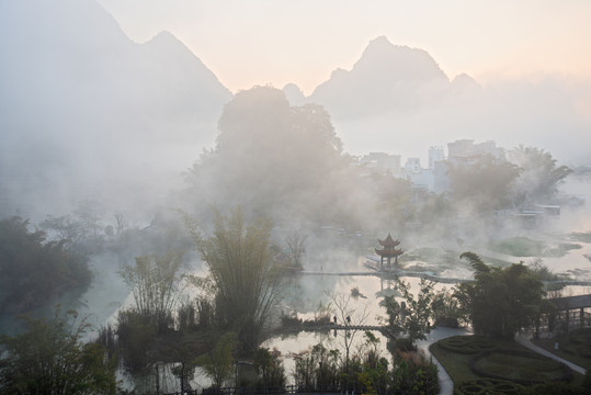 广西靖西鹅泉风景