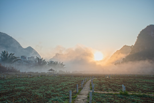 广西靖西鹅泉风景