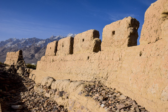 新疆塔什库尔干石头城城墙