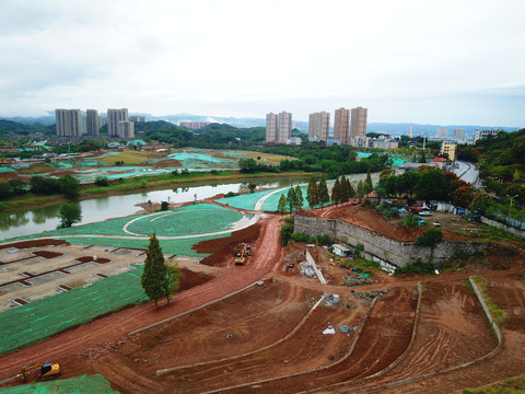 宜昌卷桥河湿地公园