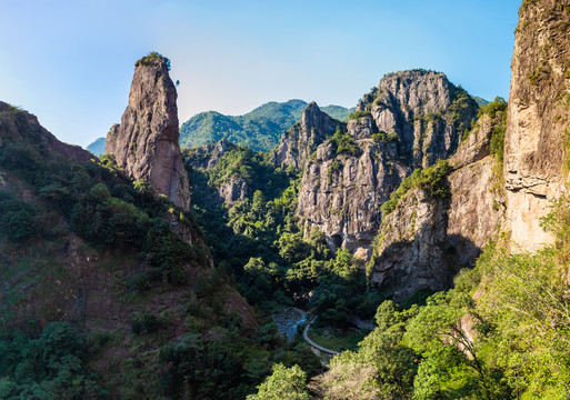 楠溪江石桅岩