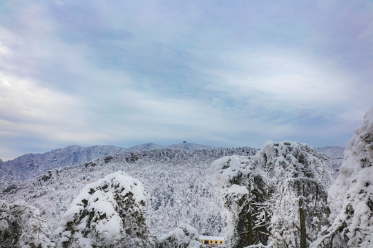 庐山雪景