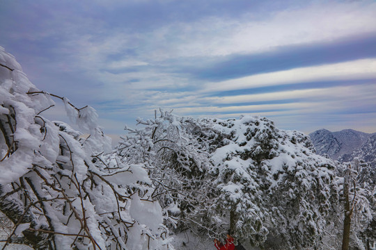 庐山小天池雪景