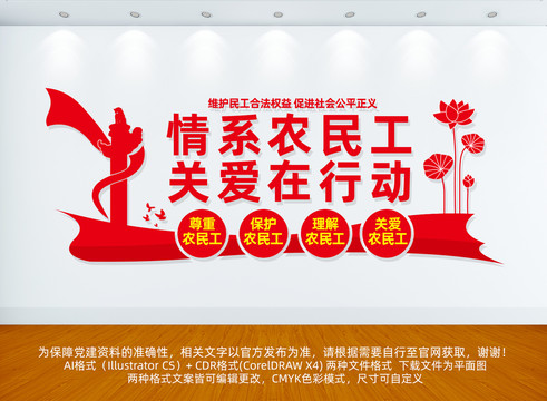 情系農民工文化墻