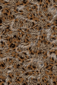 动物纹豹纹服装图案背景