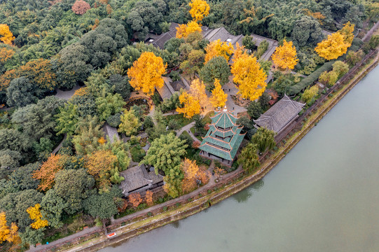 成都古建筑望江楼