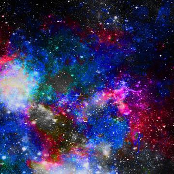 藍色夢幻星空