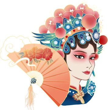 戲曲人物插畫