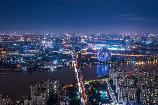 广州圆夜景