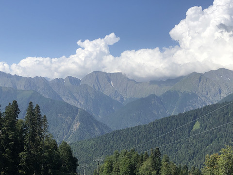 高海拔山脉