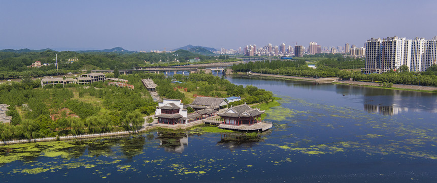 信阳浉河河洲榭