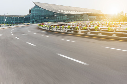 中国沈阳城市建筑道路背景