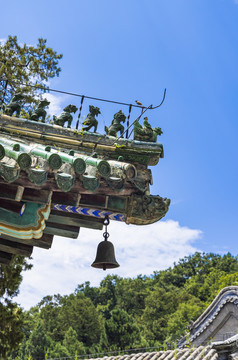 北京门头沟区潭柘寺景区风光