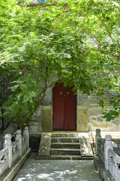 北京门头沟区潭柘寺景区风光