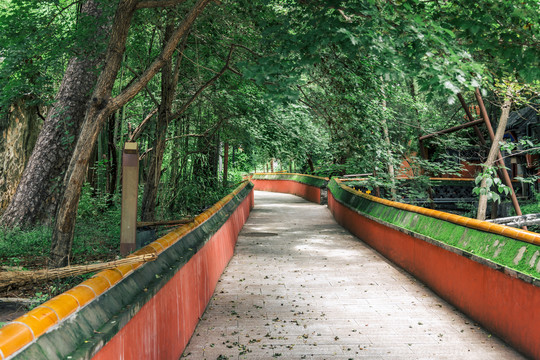 北京门头沟区潭柘寺景区风光