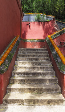 北京门头沟区潭柘寺景区风光