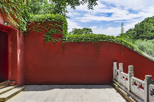 北京门头沟区潭柘寺景区风光