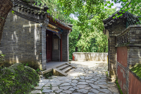 北京门头沟区潭柘寺景区风光