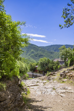 北京京西古道风景区自然风光