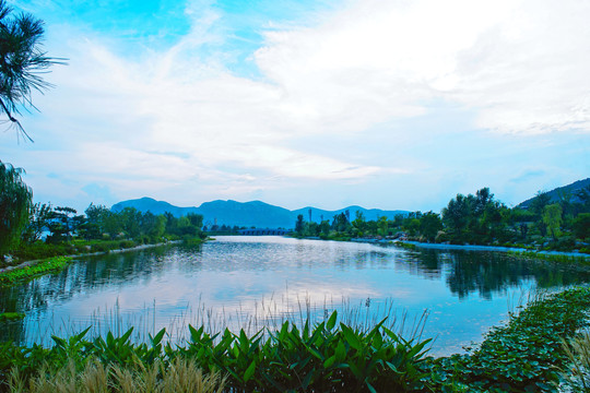 曲阜尼山圣境景观湖