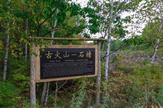 五大连池风景区古火山石塘景区