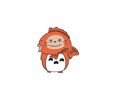 鯛魚卡通形象