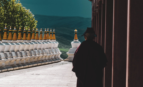 藏传佛教寺庙僧人