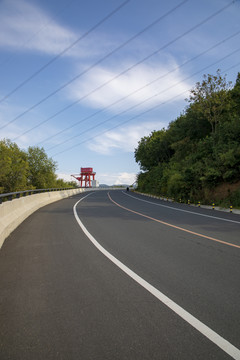 吉林松花湖道路