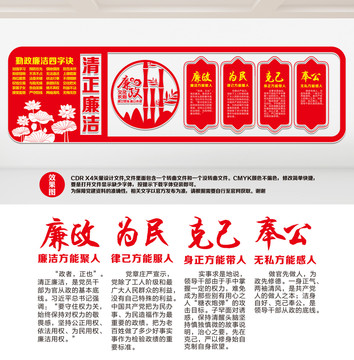 廉政文化墻