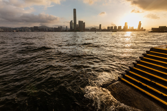 香港日出