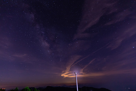 括苍山星空