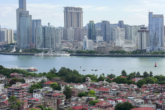 厦门城市鼓浪屿风光