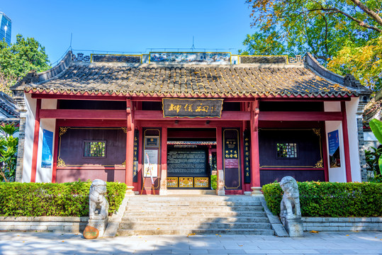 中国广西柳州柳侯公园柳侯祠