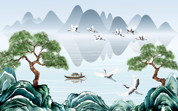 云鶴山景