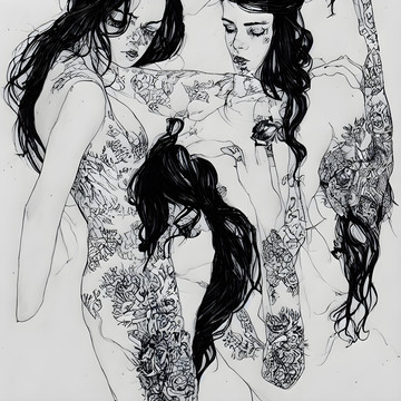 線描的像