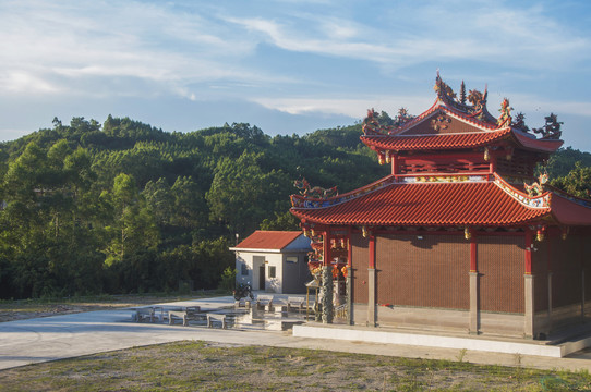 闽南乡村寺庙建筑风景