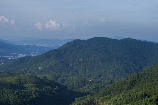 大山自然景色俯瞰