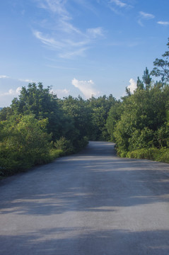 山路水泥路坡道