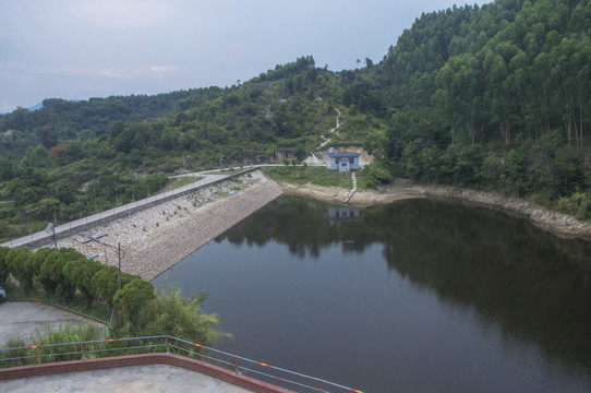 南安瑶峰水库俯拍