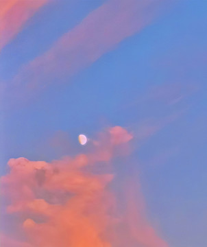 彩云逐月