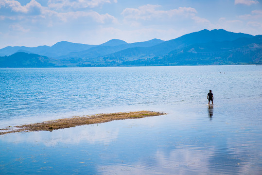 云南抚仙湖风景