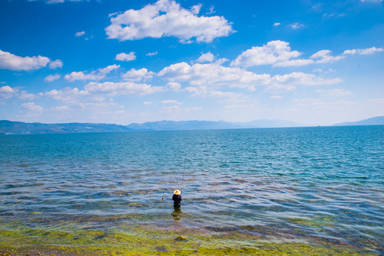 云南抚仙湖风景