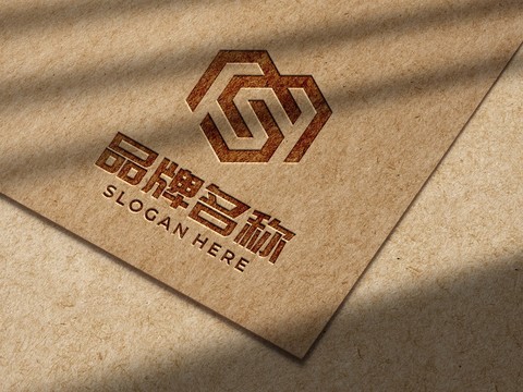 烫金烫凹logo样机