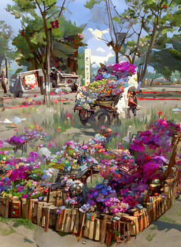 花車(chē)